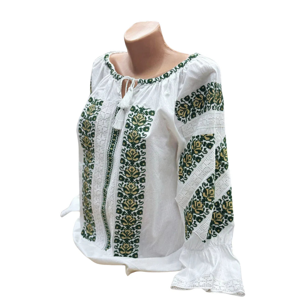 Pachet El & Ea – Ie tradițională românească verde