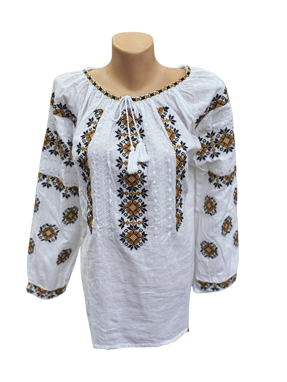 Pachet El & Ea – Ie tradițională românească galben/negru